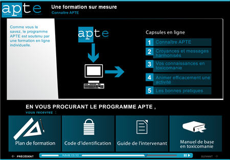 Visionnez un extrait de notre formation en ligne APTE
